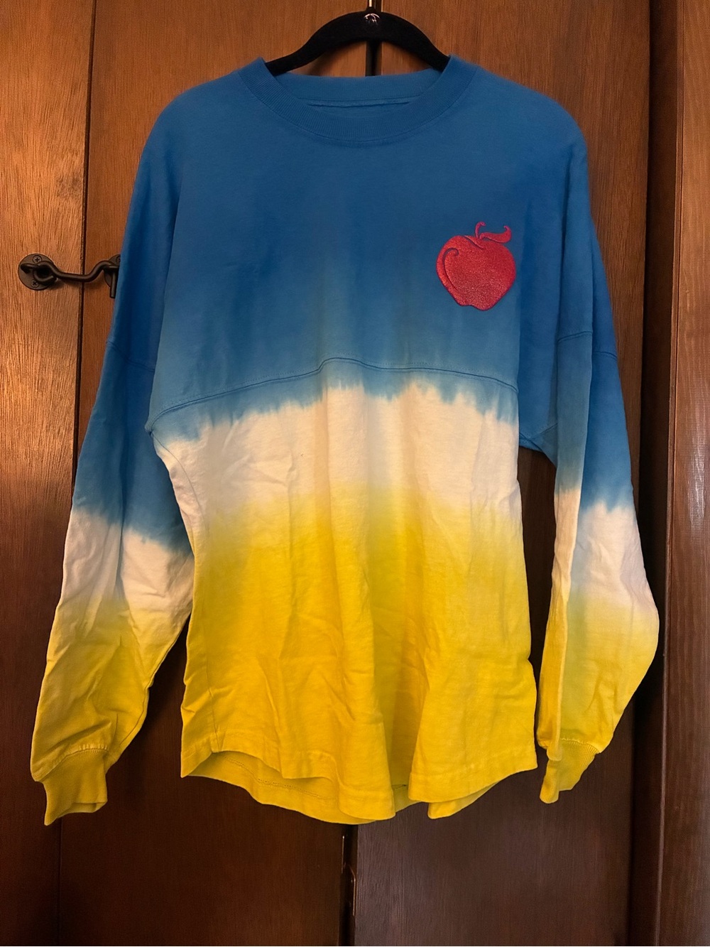 Disney Snow White Gradient Dip-Dye Spirit Jersey - Blue/White/Yellow